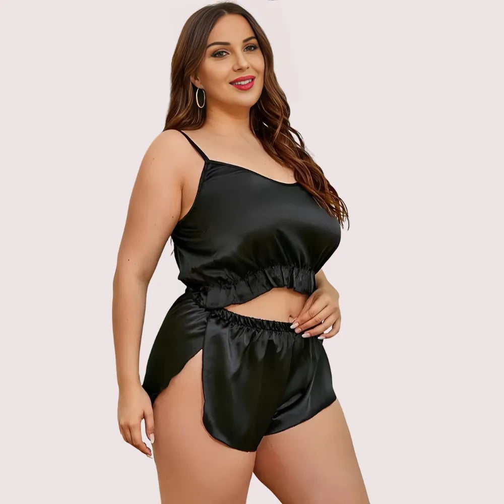 Extra Plus Size Cami top shorts set 6XL Snazzyway