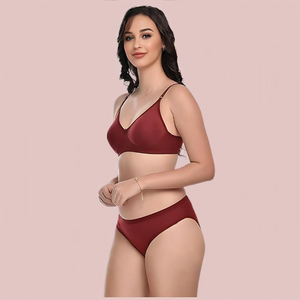 Comfort Bliss 2-Pack Lightly Padded Bra & Panty Set Snazzyway