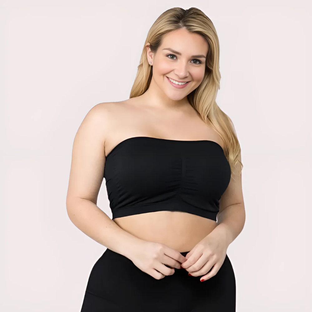 2-Pack Tube Bandeau Bra Tops for Women Snazzyway