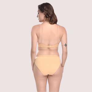 Everyday Elegance Cotton Bra Panty Set (2 pack) Snazzyway
