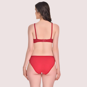 Padded Cotton Bra Panty Set for a Seductive Look (2 pack) Snazzyway