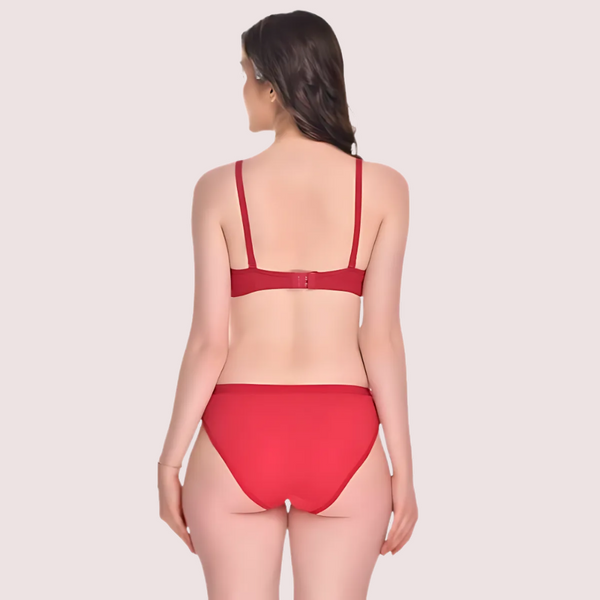 Padded Cotton Bra Panty Set for a Seductive Look (2 pack) Snazzyway