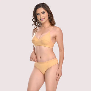 Everyday Elegance Cotton Bra Panty Set (2 pack) Snazzyway