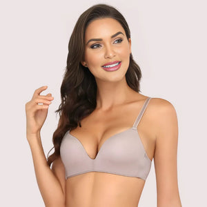 2 Pack Luxury seamless padded push up bra Snazzyway