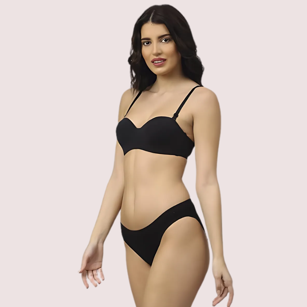 Casual Cotton Comfort Bra Panty Set (2 pack) Snazzyway
