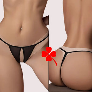 Crotchless thong Women's Sexy panty Snazzyway
