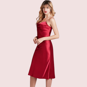 Elegant Cowl Neck Silk Nightgown for Comfort Snazzyway