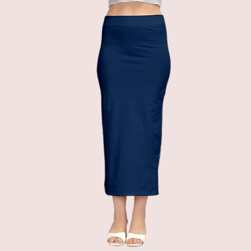 French Daina Cotton Blend Saree Shapewear Snazzyway