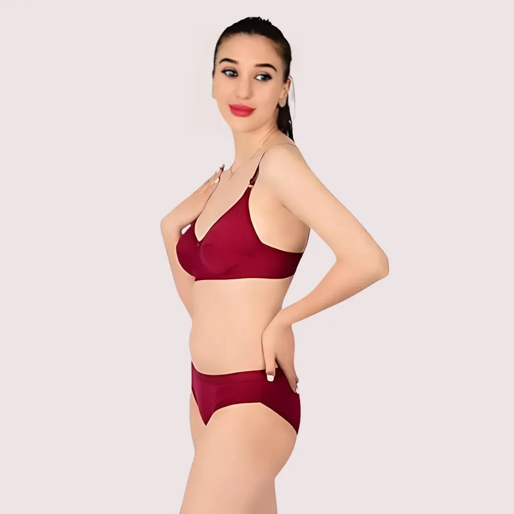 Comfortable Cotton Bra & Panty Set for Women (2 pack) Snazzyway