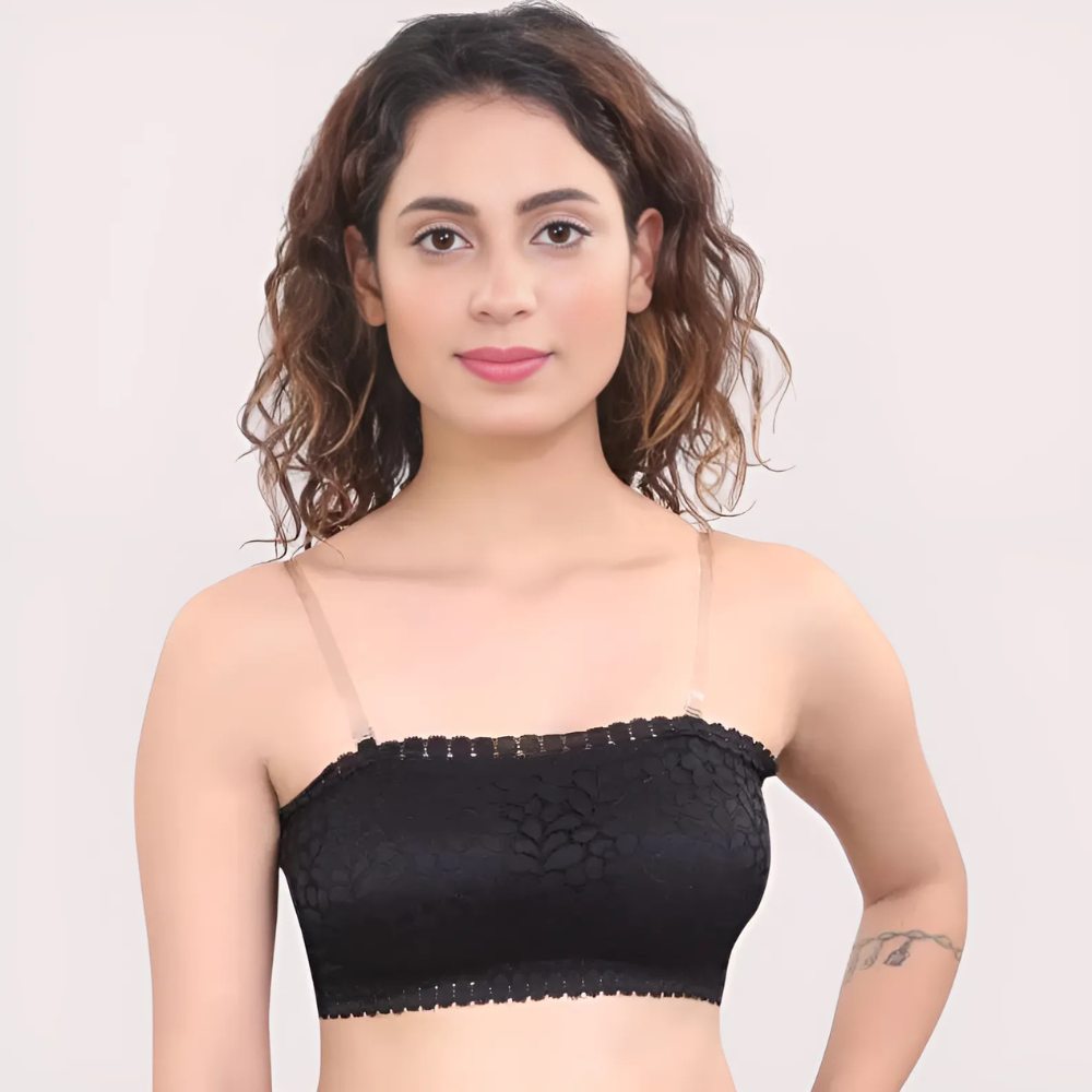 Seamless and Wirefree Tube Bra with Supreme Stretch Snazzyway