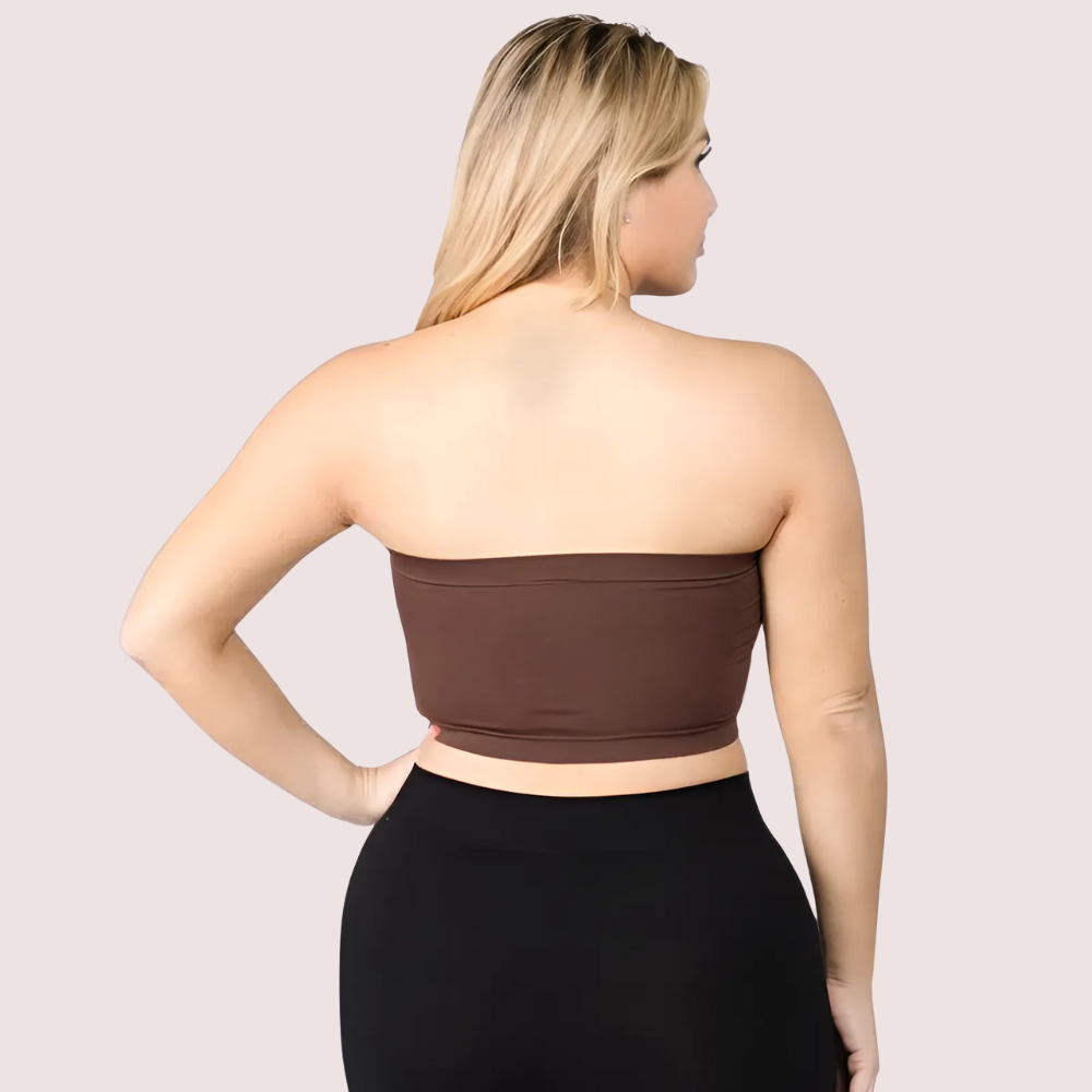 2-Pack Sexy Tube Bandeau Bra Tops for Women Snazzyway