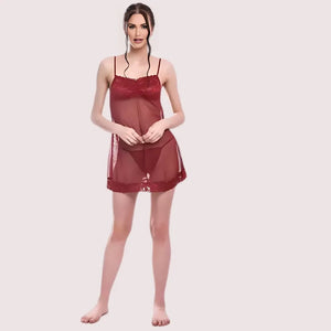 Flirty Sheer Chemise for Women Snazzyway