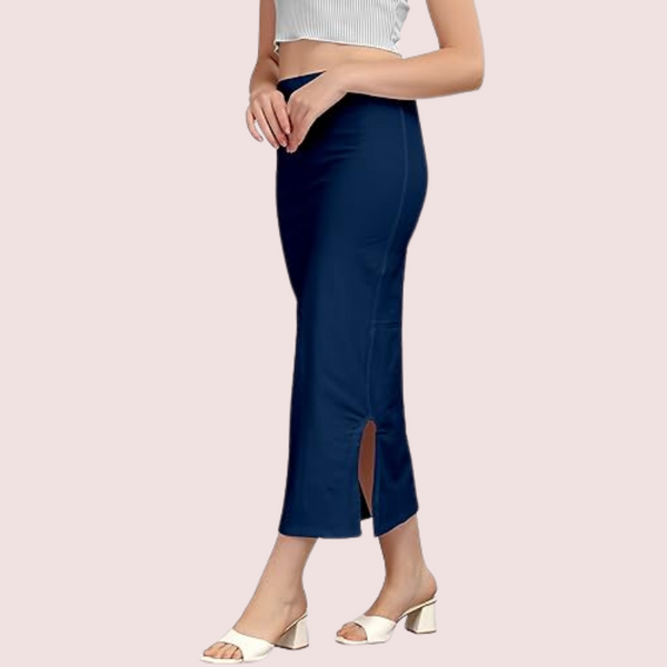 French Daina Cotton Blend Saree Shapewear Snazzyway