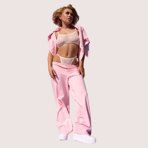Moonlit Elegance Sheer White Lingerie Set Snazzyway