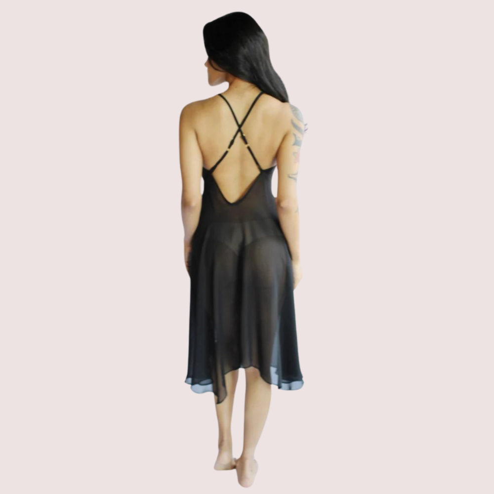 Blushing Bride Sheer Nightgown – Plus Size Snazzyway