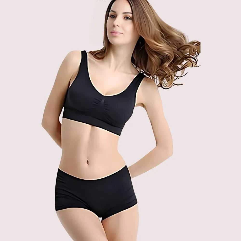 Sports Bra Panty Set for Active Women (2 pack) Snazzyway