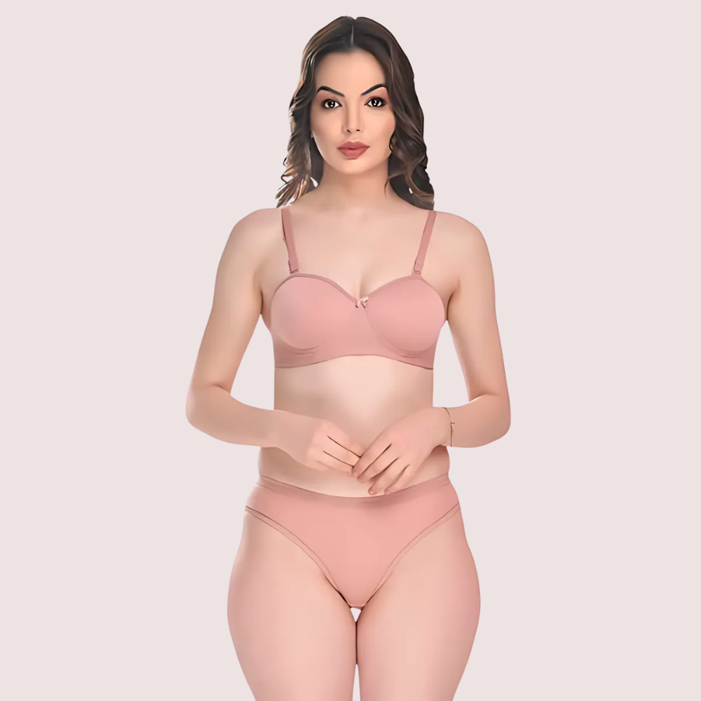 Padded Cotton Bra Panty Set for a Sexy You (2 pack) Snazzyway