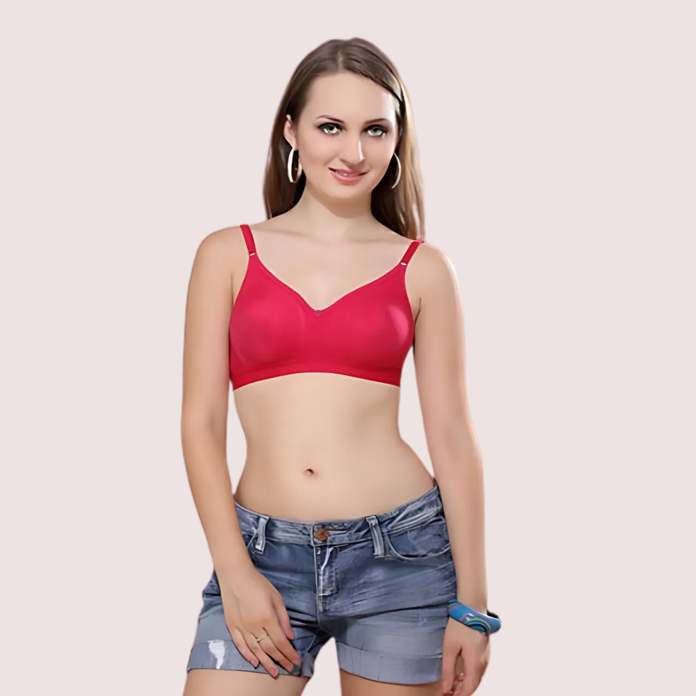 3 Pack Comfort Seamless Padded bras Snazzyway