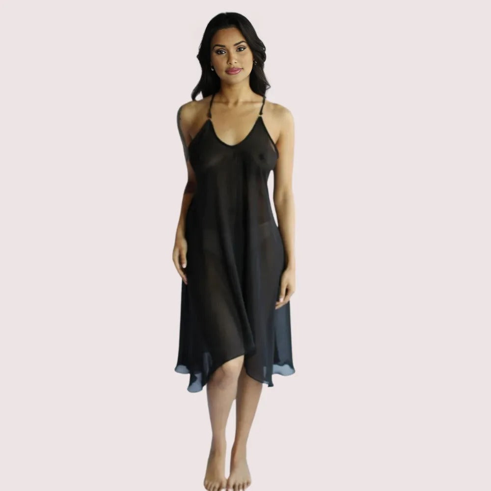 Blushing Bride Sheer Nightgown – Plus Size Snazzyway