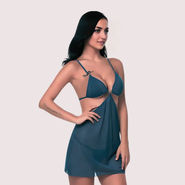 Sheer Babydoll Nightdress for Women Snazzyway