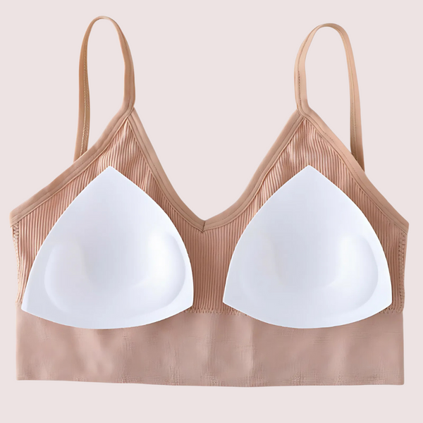 2 Pack Medium impact padded Sports bra Snazzyway