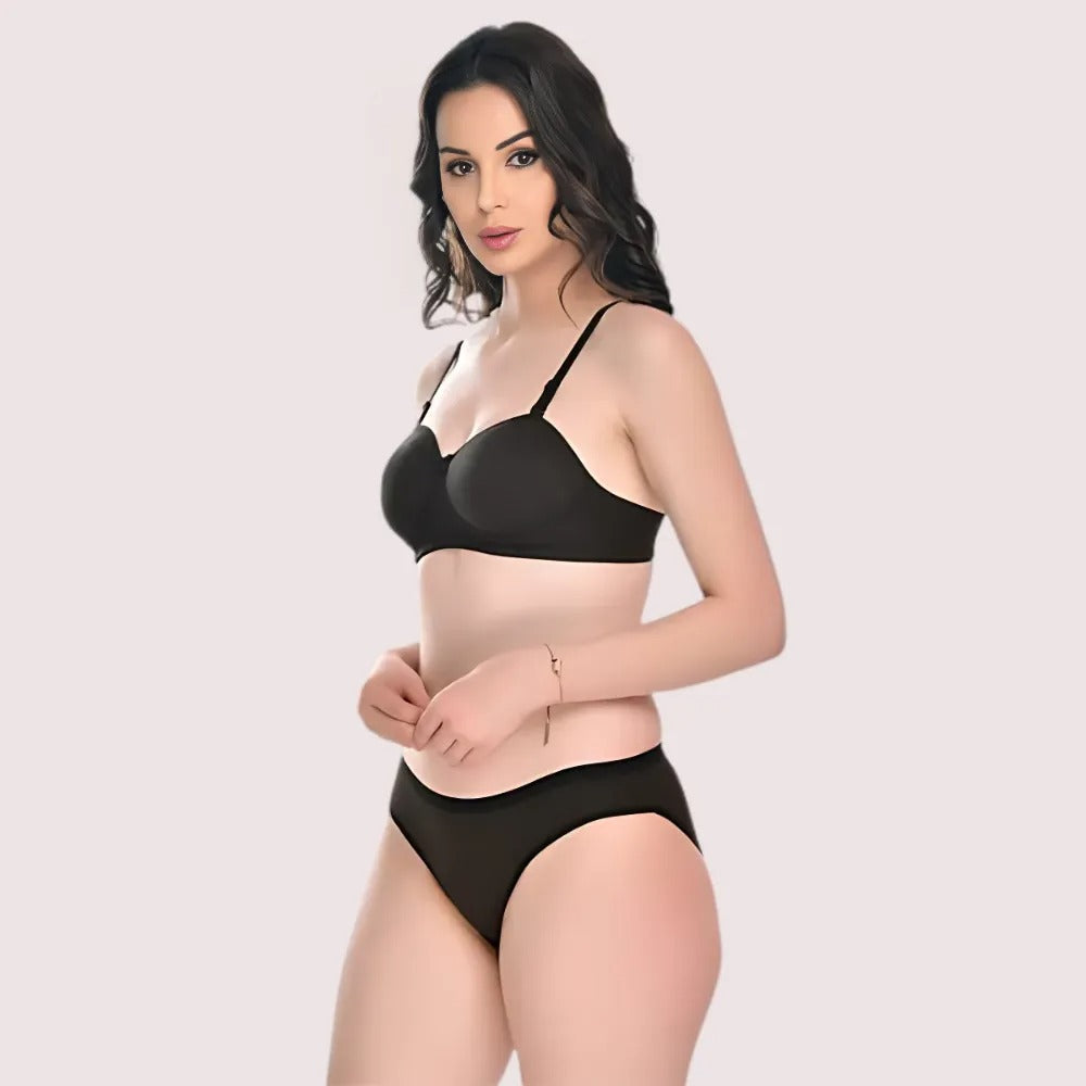 Chic and Comfy Cotton Lingerie Set (2 pack) Snazzyway