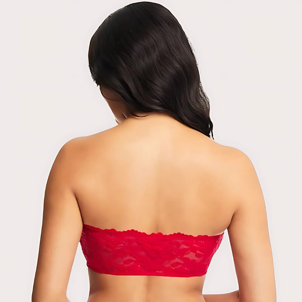 Unpadded Tube Bra with Adjustable Straps for Women Snazzyway