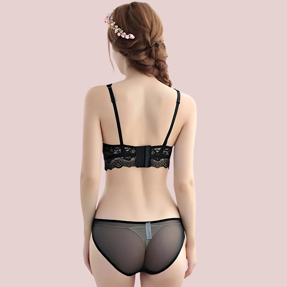 Sheer Seduction Bralette Set Snazzyway